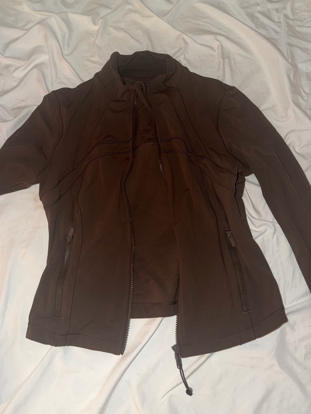 Lululemon brown define jacket cropped